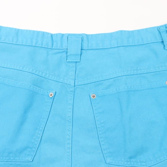 90s Streetwear Mens 36 Cutoff Denim Shorts Blue - Picture 6 of 6